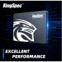 Ổ cứng SSD 256GB Kingspec SATA3 2.5 Tiêu Thụ Năng Lượng Thấp
