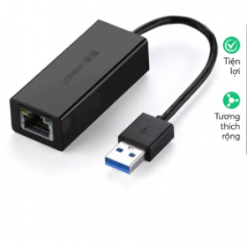 Bộ chuyển đổi USB 3.0 sang LAN 10/100/1000 Mbps CR111 20256
