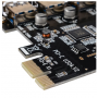 Card Chuyển Đổi PCI-E Sang 4 cổng USB 3.0 HUB PCI Express