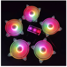 Bộ 6 Quạt Tản Nhiệt Máy Tính Z1 Led RGB Kích Thước 12cm Đồng Bộ Màu Hub Quạt Coolmoon Tomato Xigmatek Bộ 6 Quạt Tản Nhiệt Máy Tính Z1 Led RGB Kích Thước 12cm Đồng Bộ Màu Hub Quạt Coolmoon Tomato Xigmatek