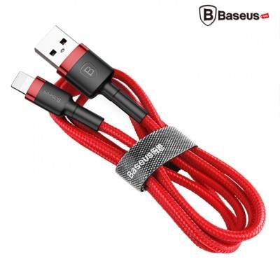 Cáp sạc Baseus cafule Cable USB For lightning 1.5A 2M Red+Red