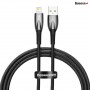 Cáp sạc Baseus Glimmer Series Fast Charging Data Cable USB to iP 2.4A 1m Black