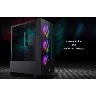 Vỏ Case Xigmatek DUKE 3F EN49080 ( 3 Fan RGB - ATX)