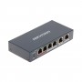 Switch Hikvision DS-3E0106P-E/M 4 Port 100Mbps PoE, 2 Port 100Mbps RJ45 Max 35W PoE