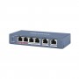 Switch Hikvision DS-3E0106P-E/M 4 Port 100Mbps PoE, 2 Port 100Mbps RJ45 Max 35W PoE