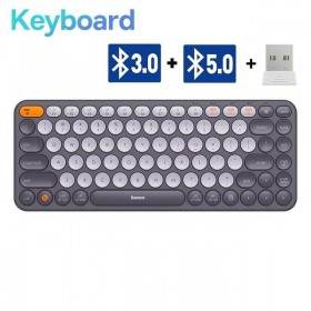 Bàn phím không dây Baseus K01A Wireless Tri-Mode Keyboard (2.4Ghz Bluetooth)