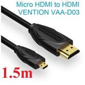 Cáp Micro HDMI to HDMI 1.5M Vention