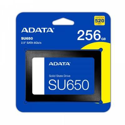 Ổ cứng SSD ADATA SU650 256GB SATA 3 2.5″ (ASU650SS-256GT-R)