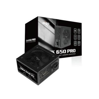 Nguồn máy tính AIGO CK650 PRO 80+ EFICIENCY - 650W (cáp dẹt)