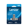 USB Lexar 64GB JumpDrive Dual D400 USB-A 3.1 Type-C