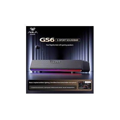 Loa Gaming Aula GS6 có dây kết nối Bluetooth 5.4 kèm Mic