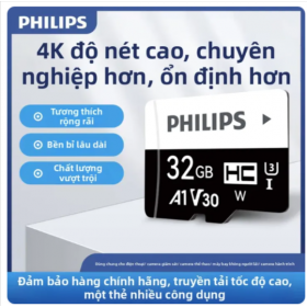 Thẻ nhớ Philips Micro SD Class 10 32GB Đen