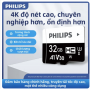 Thẻ nhớ Philips Micro SD Class 10 32GB Đen