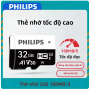 Thẻ nhớ Philips Micro SD Class 10 32GB Đen