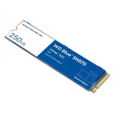 SSD Western Blue 250GB SN570, NVMe Gen3x4, R/W 3300/1200 MB/s, WDS250G3B0C