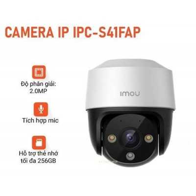 Camera IMOU IPC-S41FP Imou - IP Wifi Quay quét ngoài trời 4MP Full Color, HN 30m