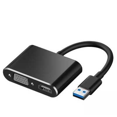 JDB Bộ Chuyển Đổi Cáp USB3.0 Sang HDMI Hoặc VGA Cho Máy Tính