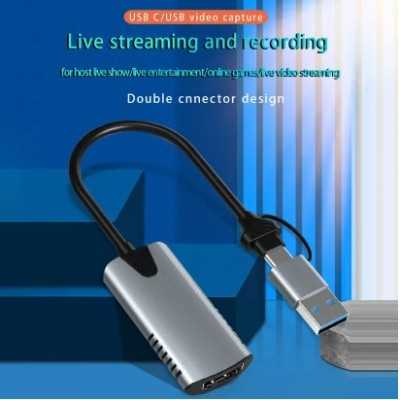 HDMI Tương Thích Với USB HD Video Capture Card USB A Type-C Streaming Adapter