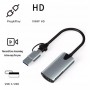 HDMI Tương Thích Với USB HD Video Capture Card USB A Type-C Streaming Adapter