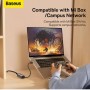 Baseus USB RJ45 Adapter 100Mbps/1000Mbps USB C to RJ45 LAN Port Ethernet Adapter for Laptop PC Switch MacBook Pro