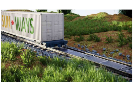 Cận cảnh nhà máy điện mặt trời đầu tiên xây ngay trên đường ray xe lửa