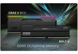 KLEVV ra mắt bộ nhớ DDR5 CRAS V RGB và BOLT V, tốc độ tới 8000 MT/s