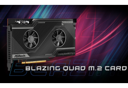 ASRock Blazing Quad M.2 - Card mở rộng lưu trữ PCIe 5.0 SSD